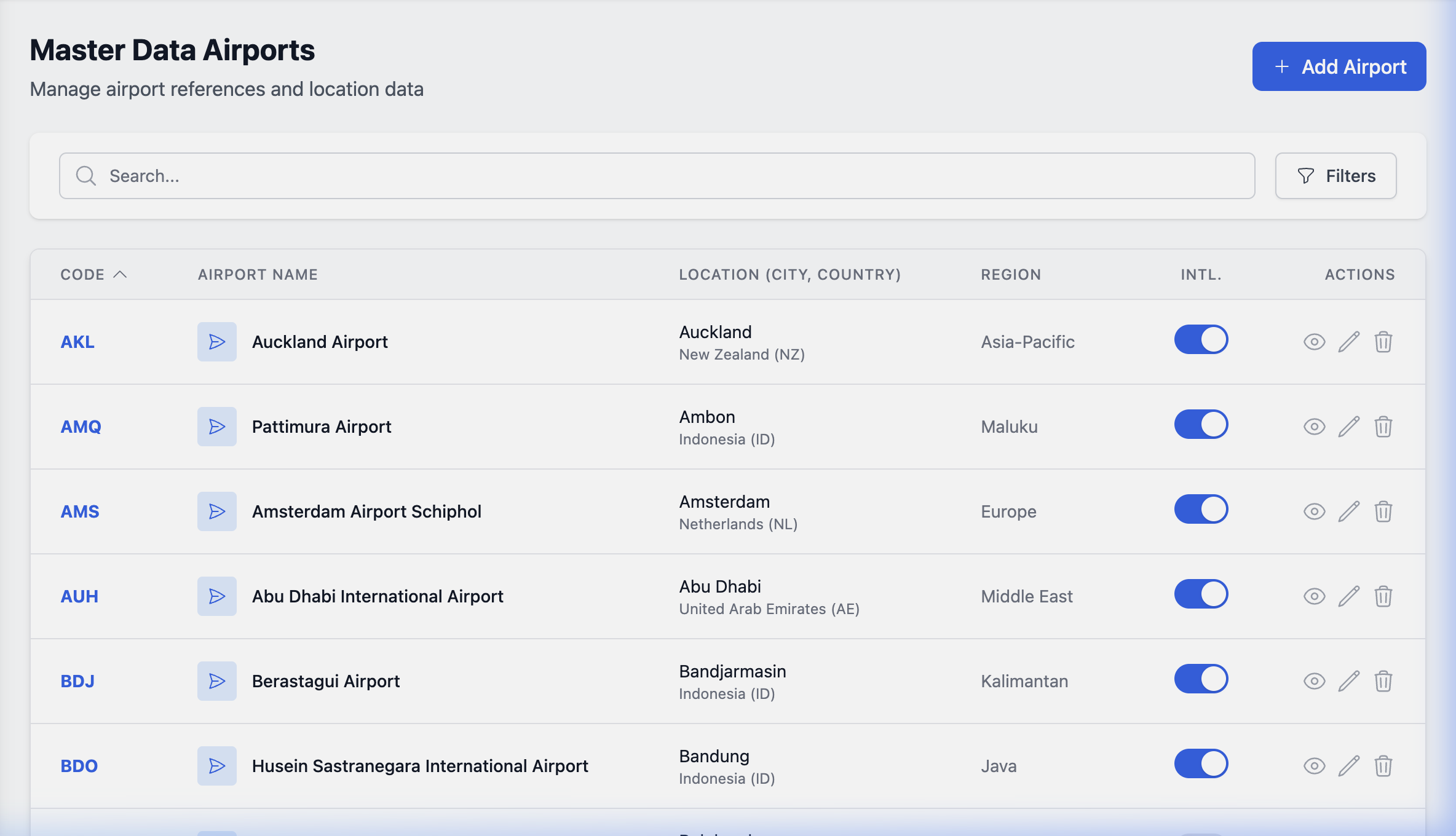 Manajemen Airports
